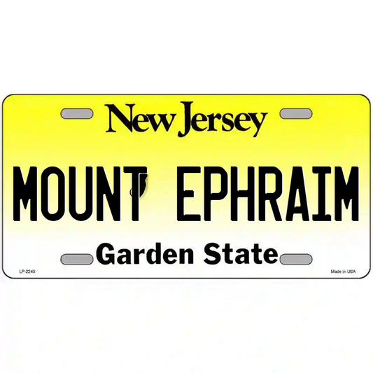 Mount Ephraim New Jersey Metal Sign