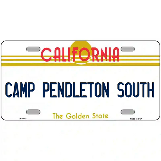 Camp Pendleton South California Metal Sign