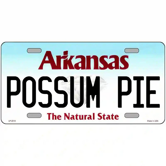 Possum Pie Arkansas Metal Sign