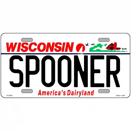 Spooner Wisconsin Metal Sign