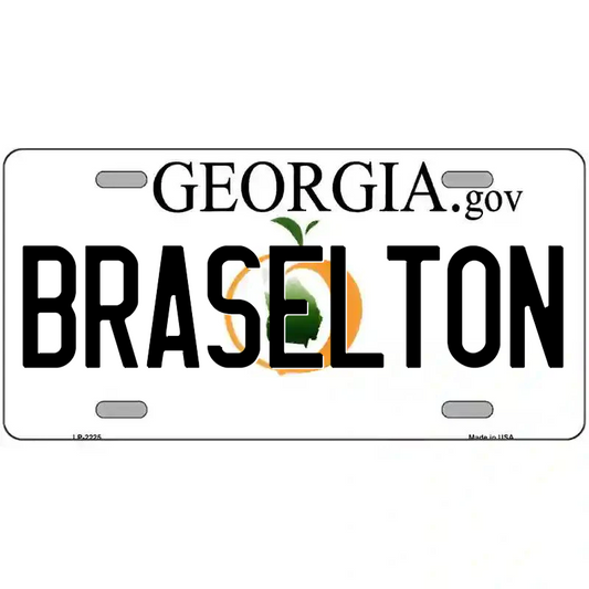 Braselton Georgia Metal Sign
