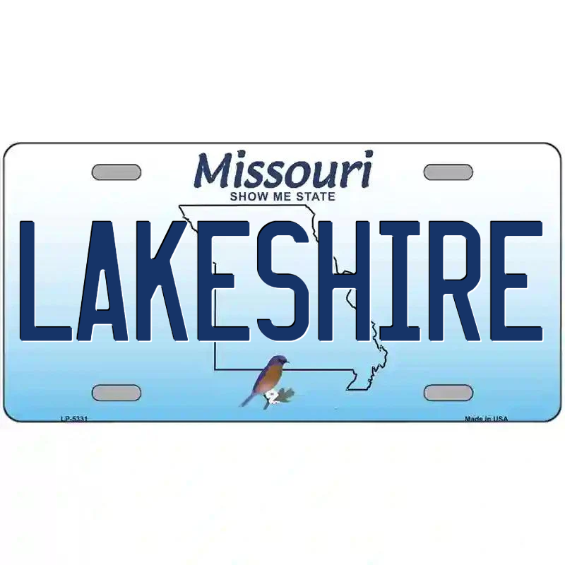 Lakeshire Missouri Metal Sign