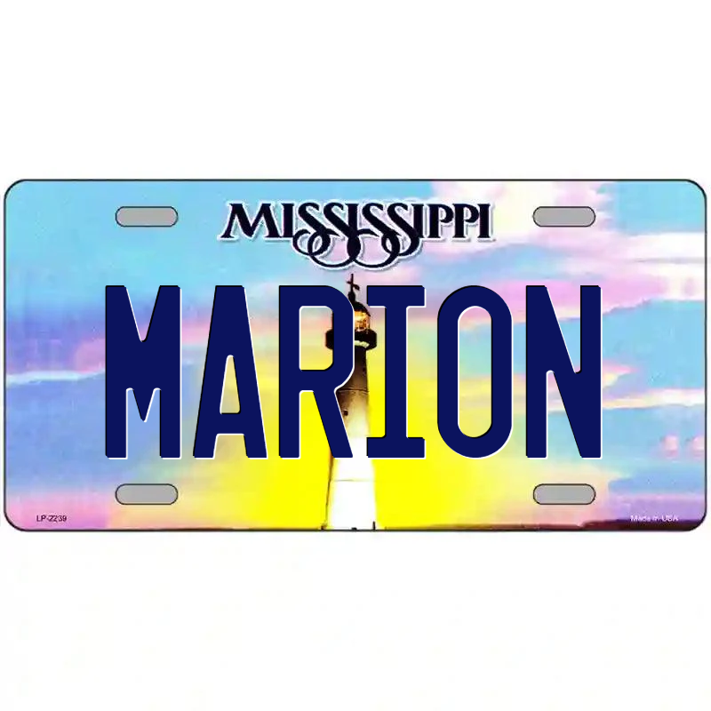 Marion Mississippi Metal Sign