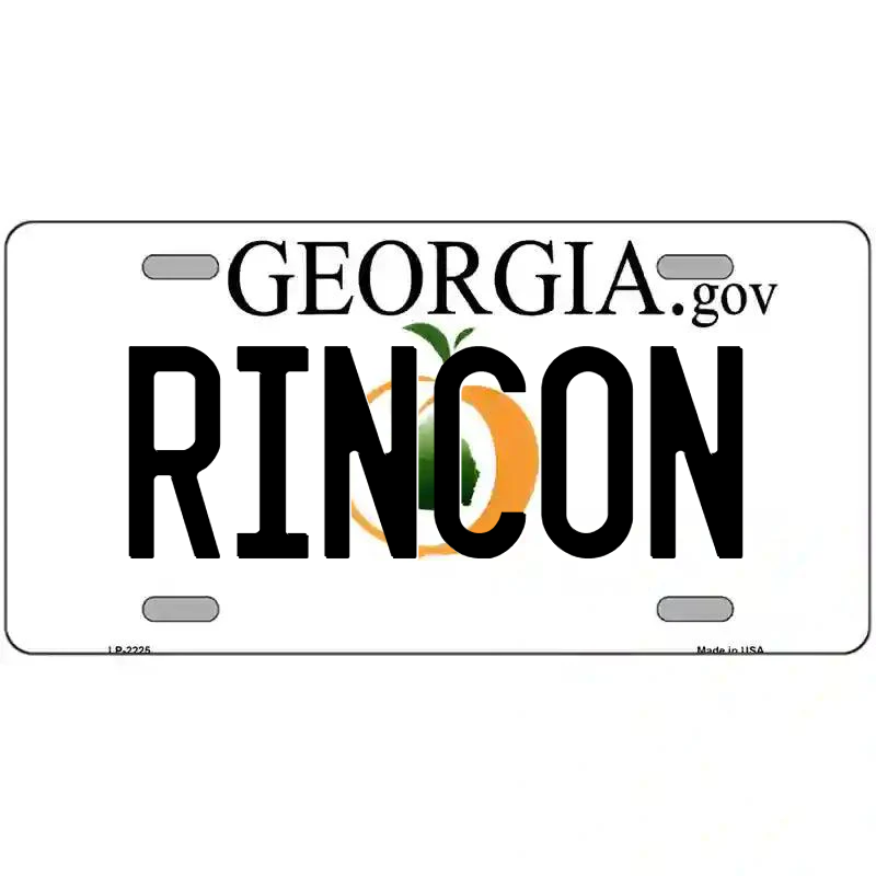 Rincon Georgia Metal Sign