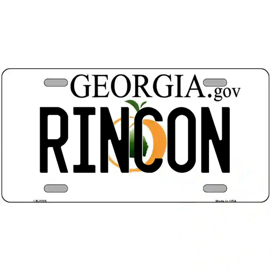 Rincon Georgia Metal Sign