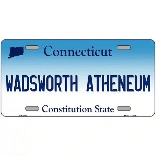 Wadsworth Atheneum Connecticut Metal Sign