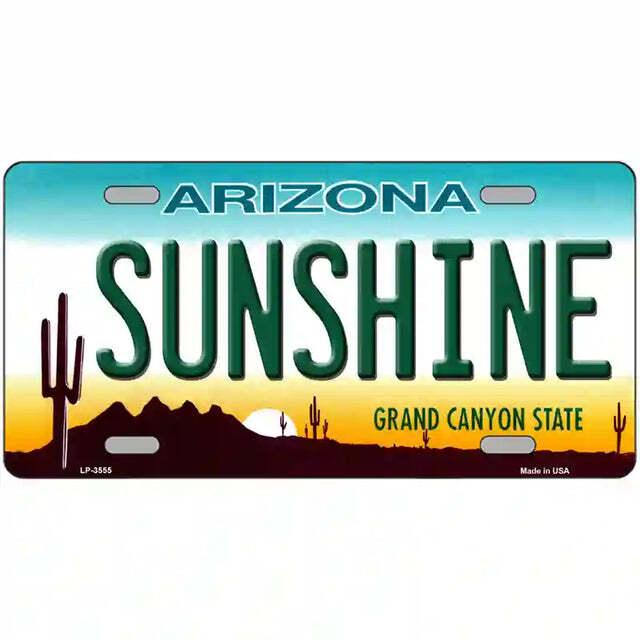 Sunshine Arizona Metal Sign