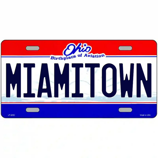 Miamitown Ohio Metal Sign