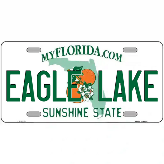 Eagle Lake Florida Metal Sign