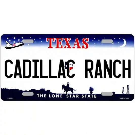 Cadillac Ranch Texas Metal Sign