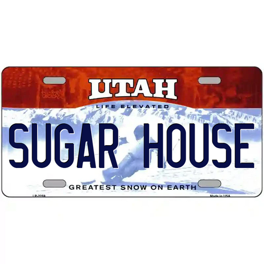 Sugar House Utah Metal Sign