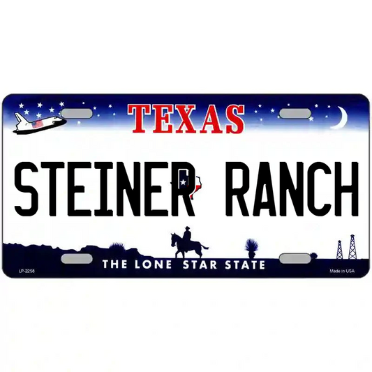 Steiner Ranch Texas Metal Sign