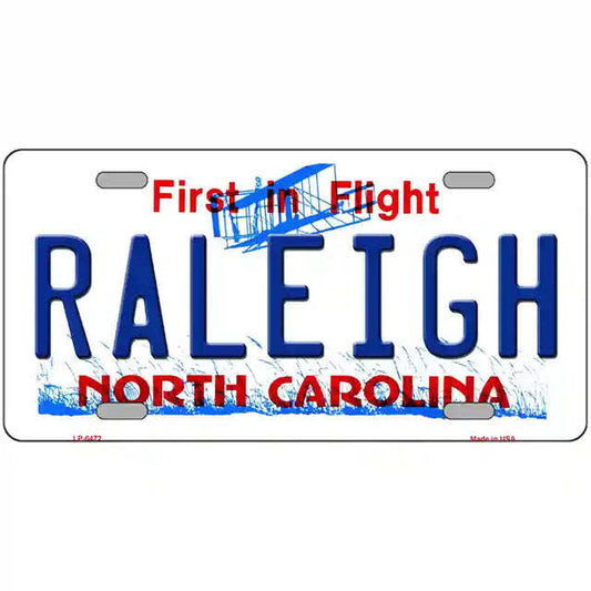 Raleigh North Carolina Metal Sign