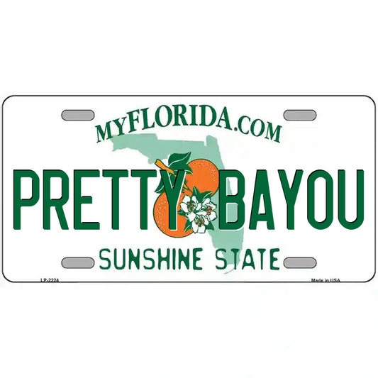 Pretty Bayou Florida Metal Sign