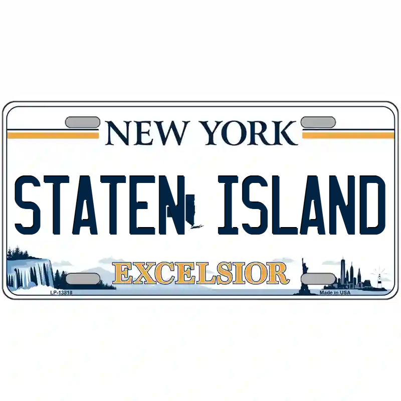 Staten Island New York Excelsior Metal Sign
