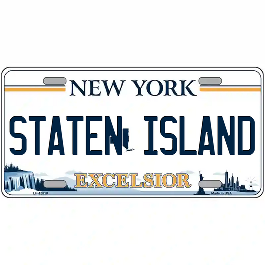 Staten Island New York Excelsior Metal Sign