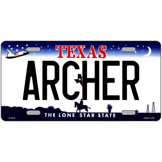 Archer Texas Metal Sign
