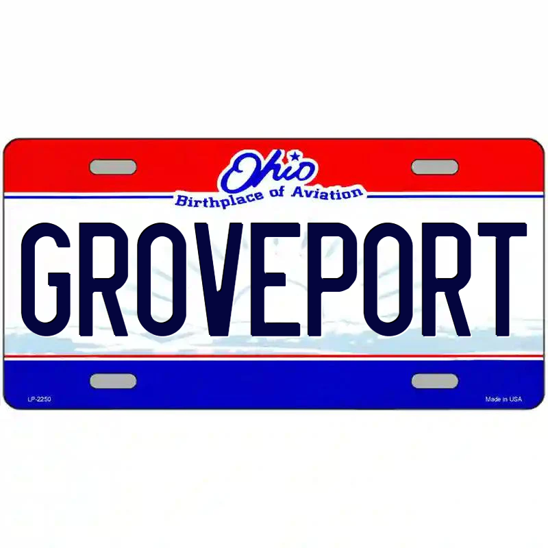 Groveport Ohio Metal Sign