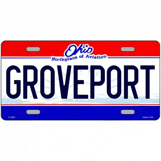 Groveport Ohio Metal Sign