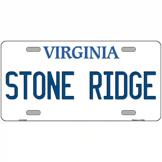 Stone Ridge Virginia Metal Sign
