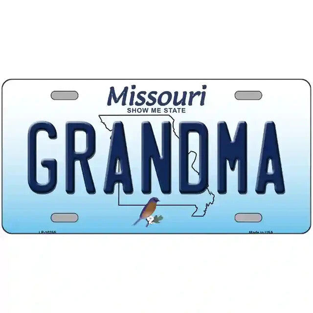Grandma Missouri Metal Sign