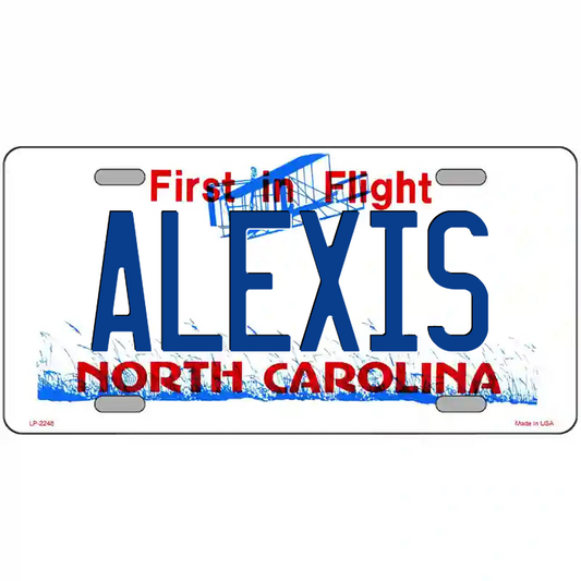 Alexis North Carolina Metal Sign