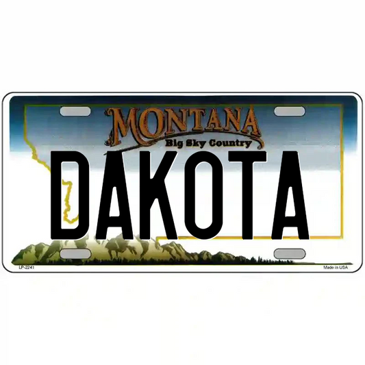 Dakota Montana Metal Sign