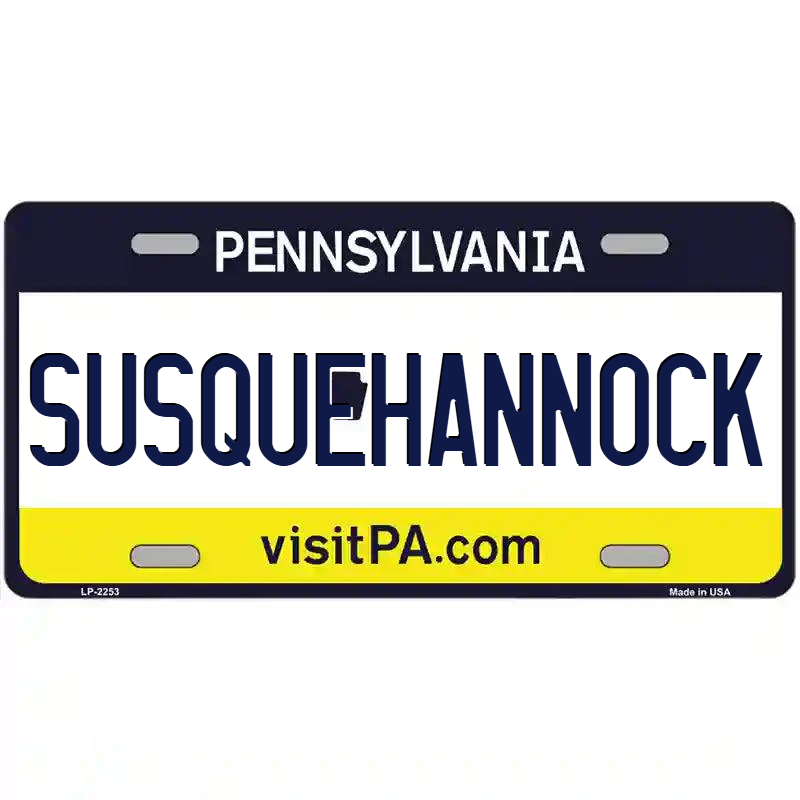 Susquehannock Pennsylvania Metal Sign