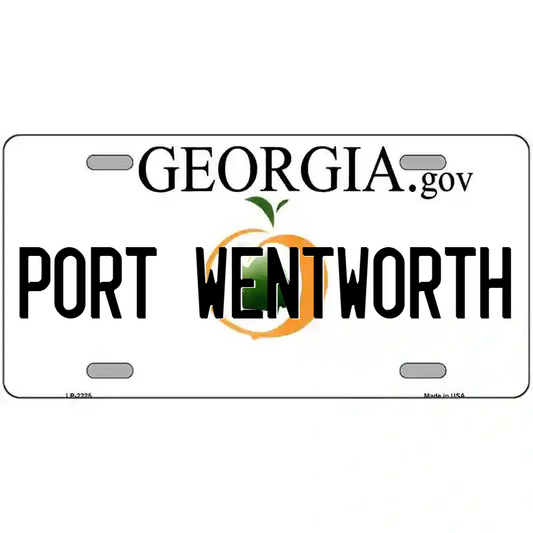 Port Wentworth Georgia Metal Sign