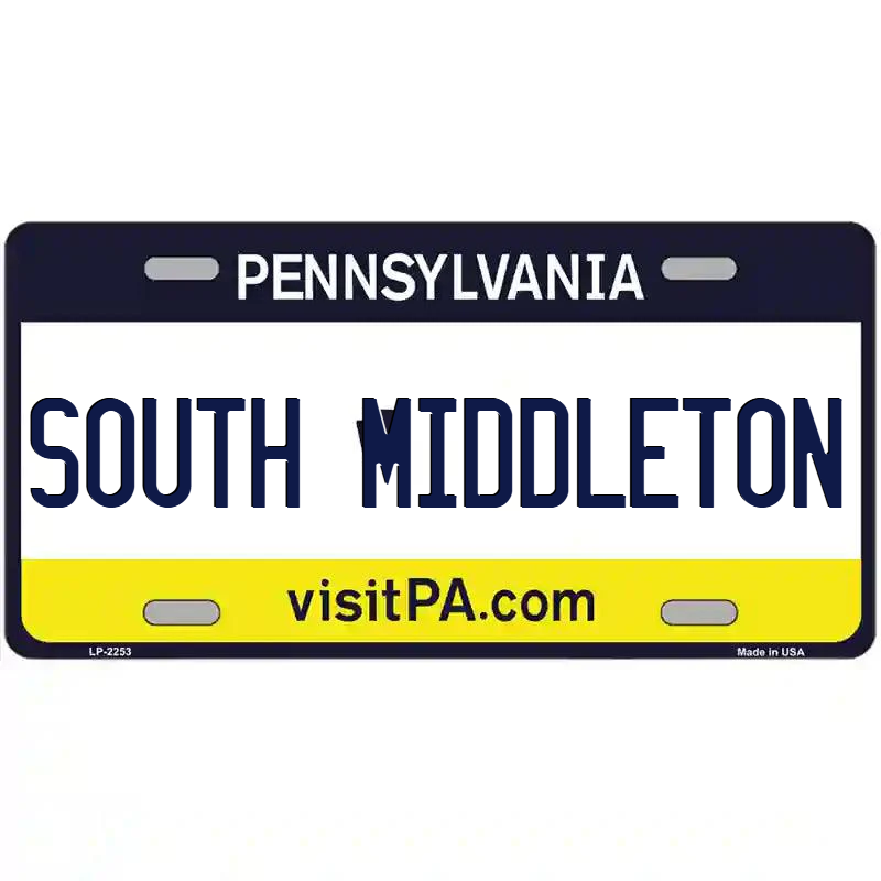 South Middletwon Pennsyvlania Metal Sign