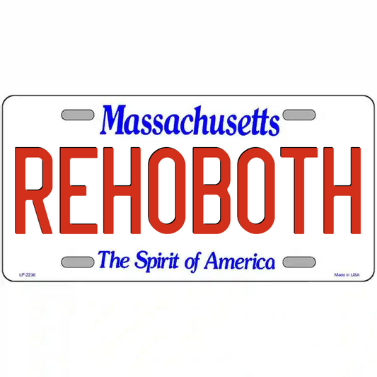 Rehoboth Massachusetts Metal Sign