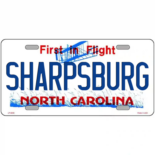 Sharpsburg North Carolina Metal Sign