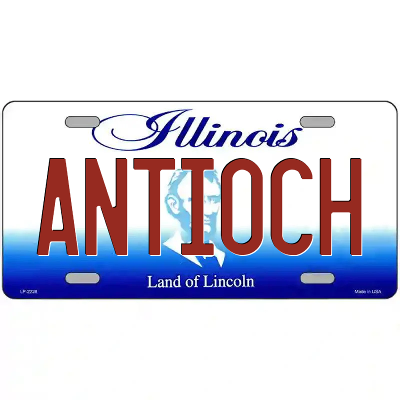 Antioch Illinois Metal Sign