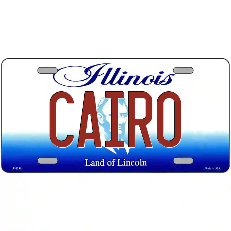 Cairo Illinois Metal Sign
