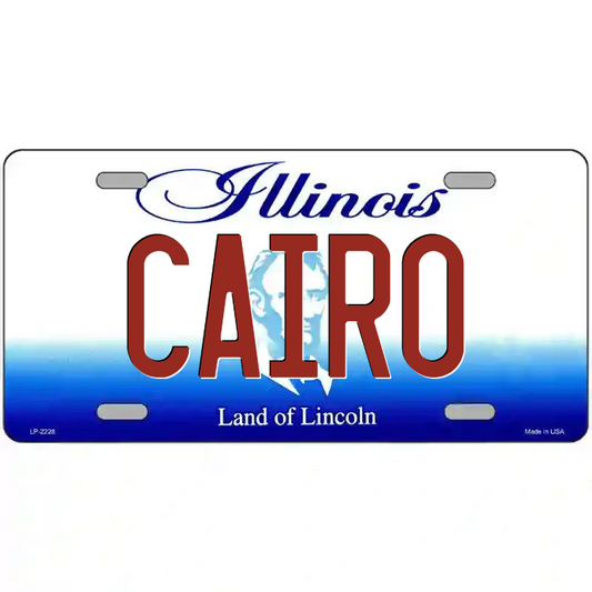 Cairo Illinois Metal Sign