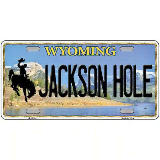 Jackson Hole Wyoming Metal Sign