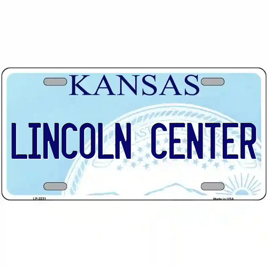 Lincoln Center Metal Sign