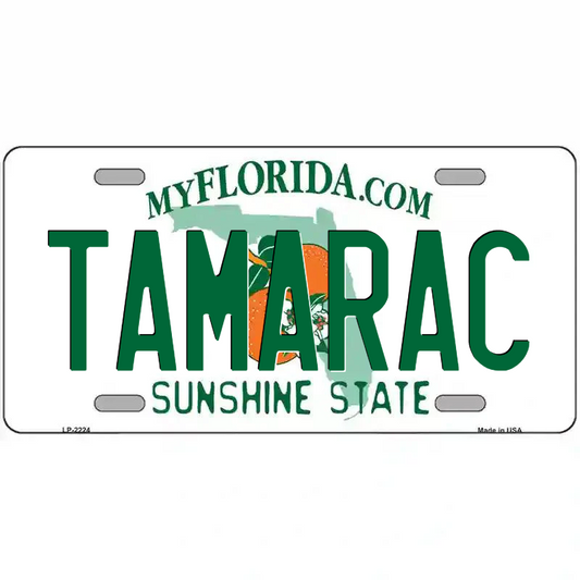 Tamarac Florida Metal Sign