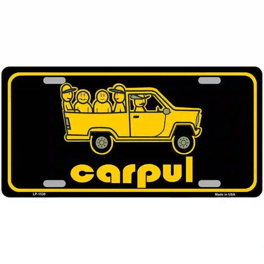 Carpul Metal Sign