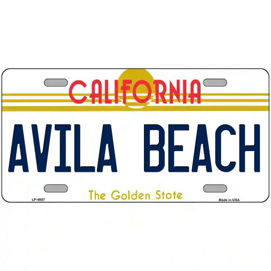 Avila Beach California Metal Sign
