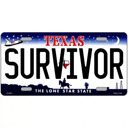 Survivor Texas Metal Sign