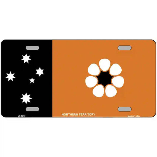 Northern Territory Australia Flag Metal Sign