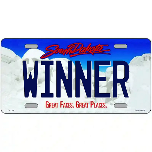 Winner South Dakota Metal Sign