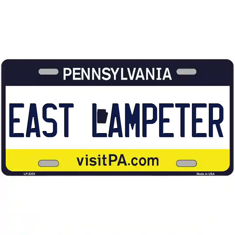 East Lampeter Pennsylvania Metal Sign