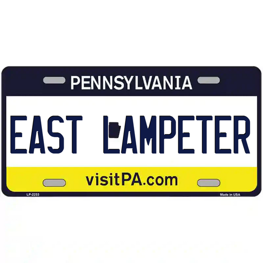 East Lampeter Pennsylvania Metal Sign