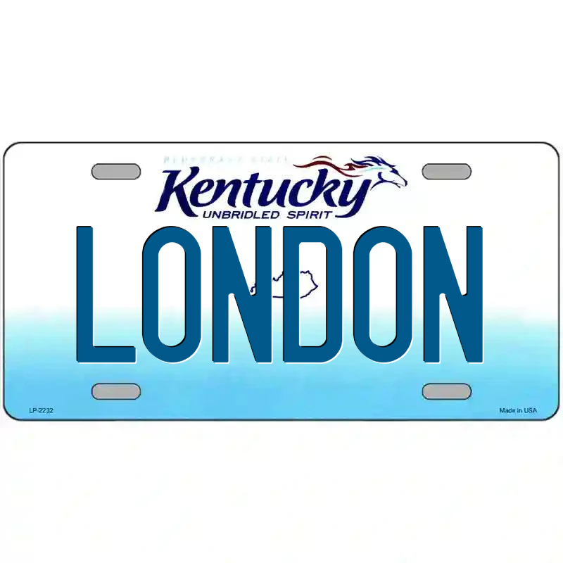 London Kentucky Metal Sign