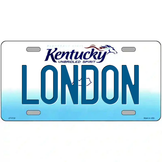 London Kentucky Metal Sign