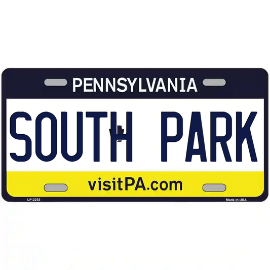 South Park Pennsylvania Metal Sign
