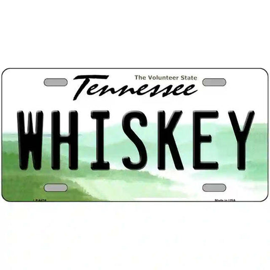 Whiskey Tennessee Metal Sign