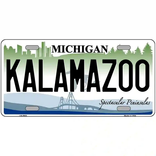 Kalamazoo Michigan Metal Sign